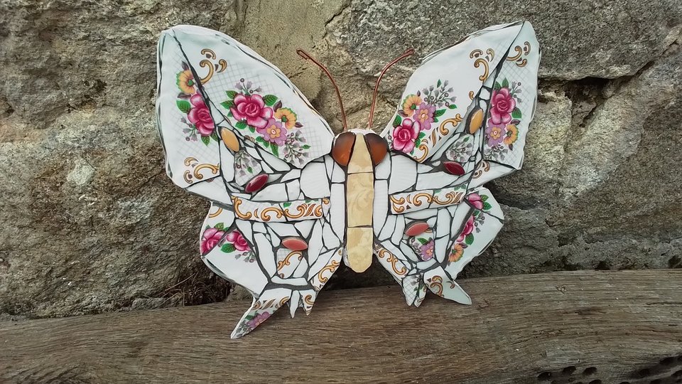 Pink Roses Swallowtail Butterfly