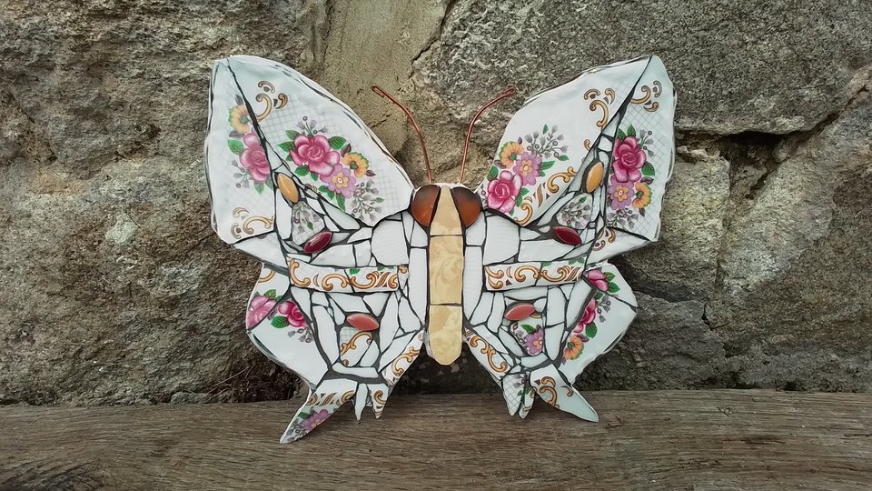 Pink Roses Swallowtail Butterfly