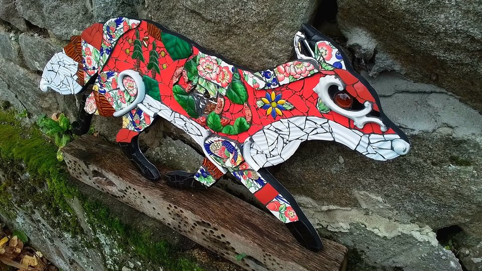 Large Pheasant Forest Fox (SOLD)