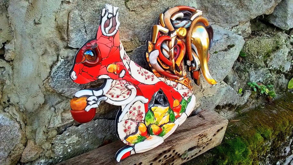 Large Red Squirrel (SOLD)