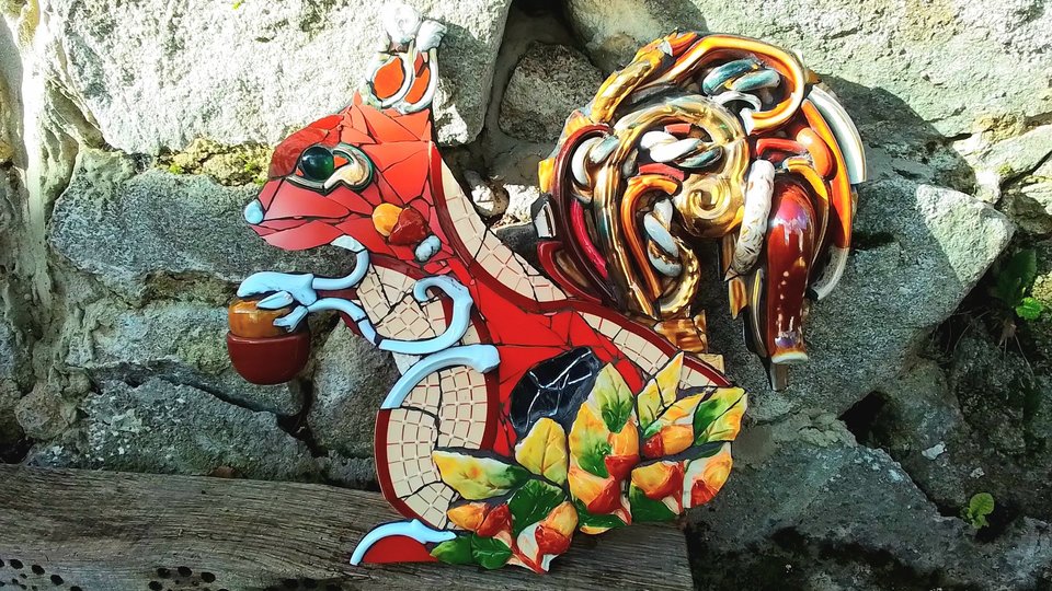 Large Red Squirrel (SOLD)