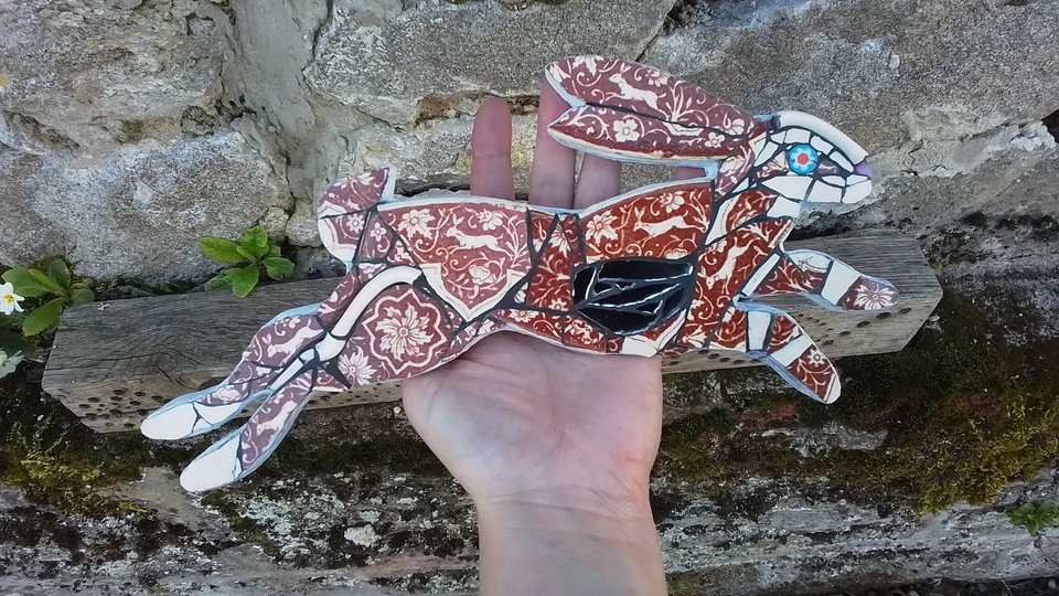 Mini Brown Hare (vintage 1800s hare pattern) (SOLD)