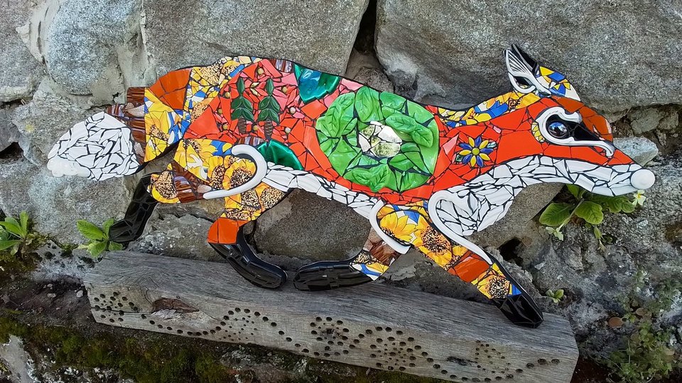 Large Sunflower Forest Fox (SOLD)