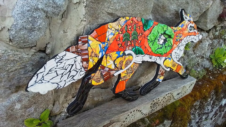 Large Sunflower Forest Fox (SOLD)