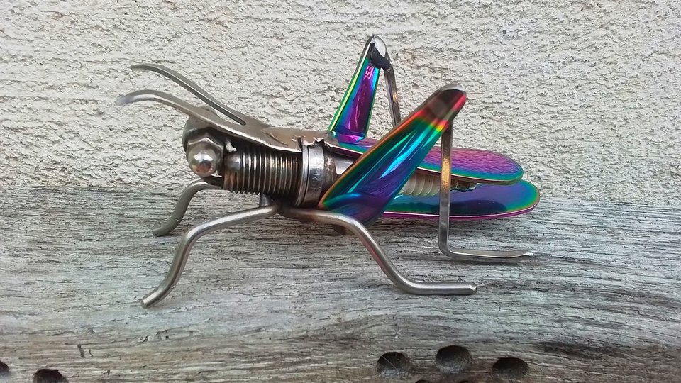 Rainbow Grasshopper (MADE TO ORDER)