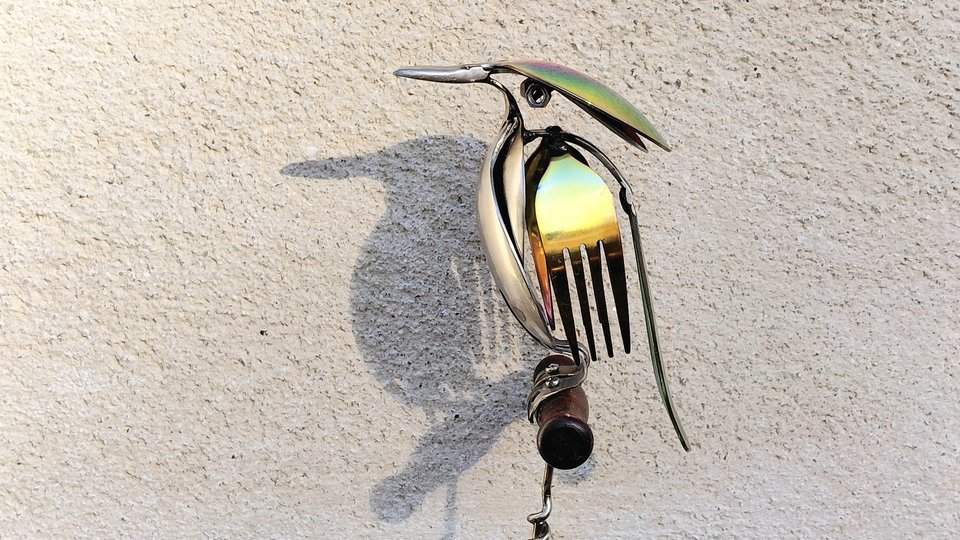 Rainbow Kingfisher (on wood)