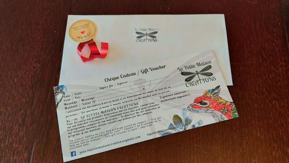 Gift Voucher / Chèque Cadeau