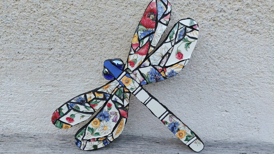 Wild Flowers Dragonfly