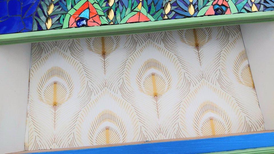 Peacock Bedside Table (with a draw)