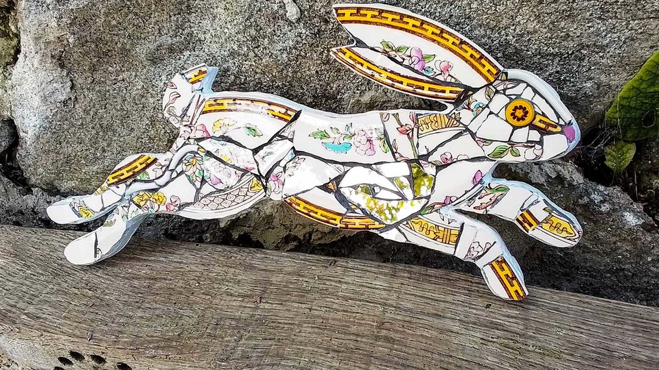 Mini Chinese Garden Hare (SOLD)