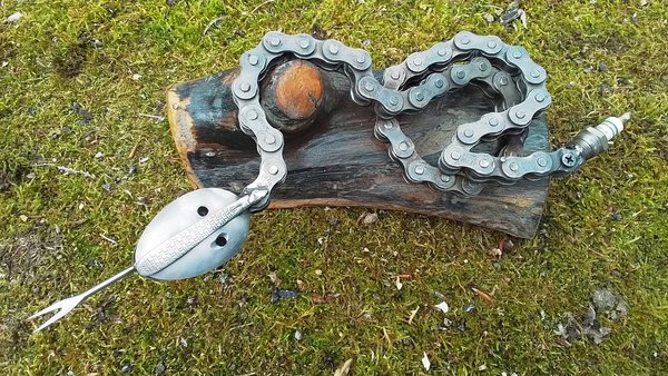 Serpent (on wood) (SOLD)