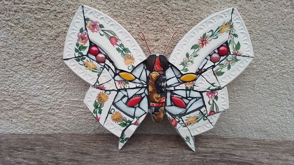 Garden Flowers Butterfly (SOLD) 