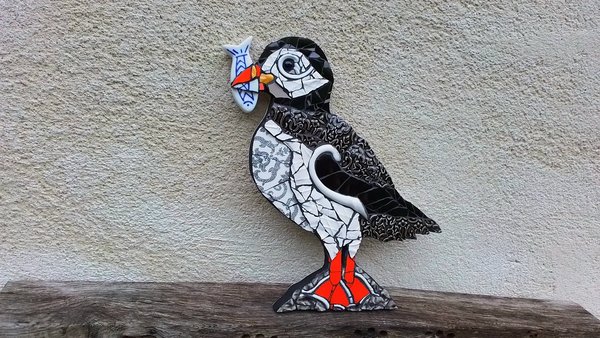 Puffin & Fish (SOLD)