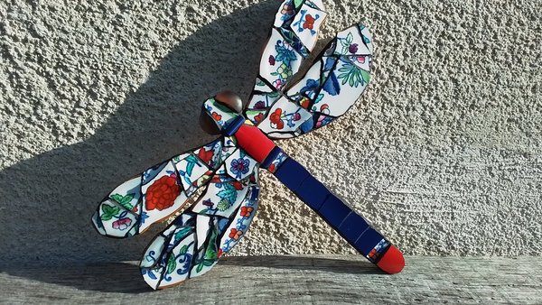 Chinese Flowers Dragonfly (SOLD) 