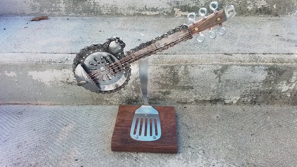 Large Guitar on stand (SOLD)
