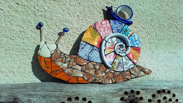 Rainbow Snail (with snail friend)