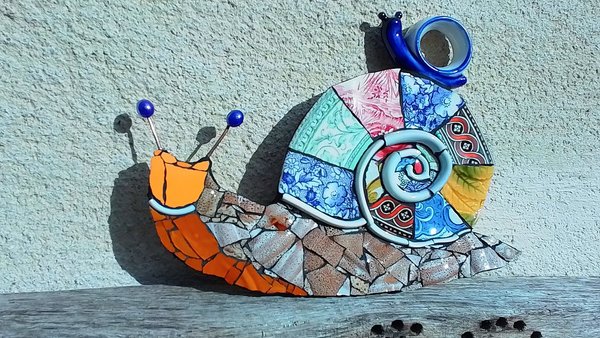 Rainbow Snail (with snail friend)