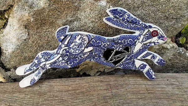 Mini Blue Chinese Hare (red eye)