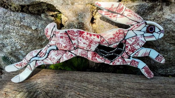 Mini Red Countryside Hare (SOLD)